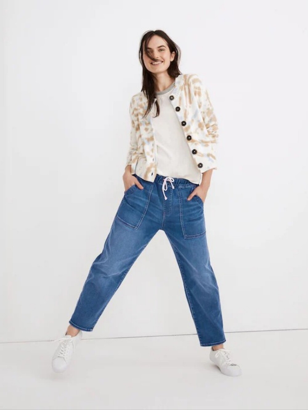 Madewell Pull-On Relaxed Jeans Betts Wash Medium